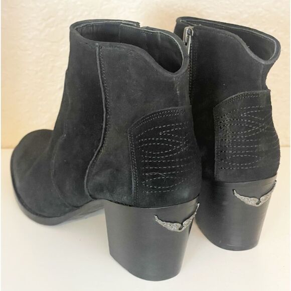 Zadig & Voltaire Molly Suede Ankle Booties, size French40/US New - Picture 10 of 14